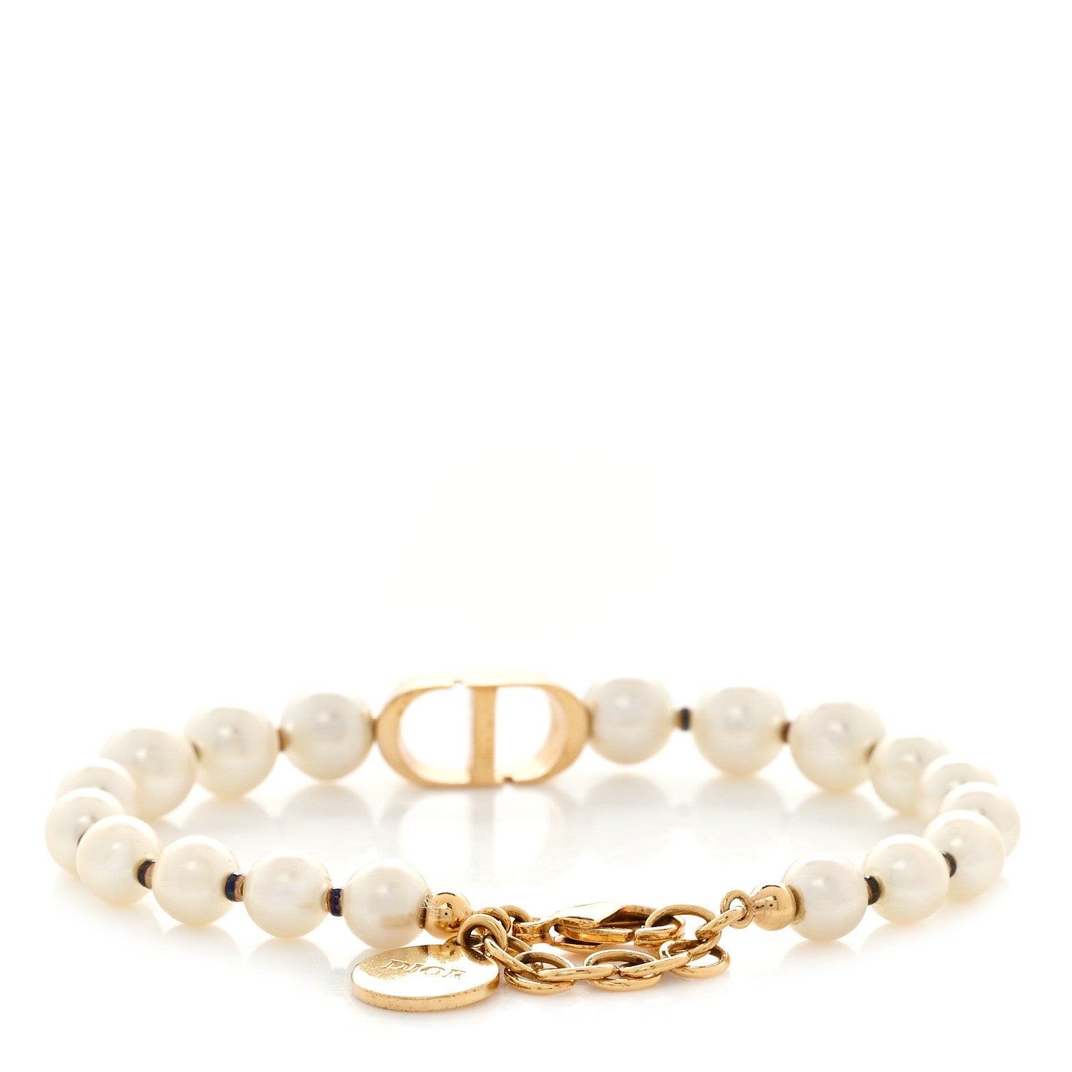 Christian Dior Pearl 30 Montaigne Bracelet Gold 3 of 6