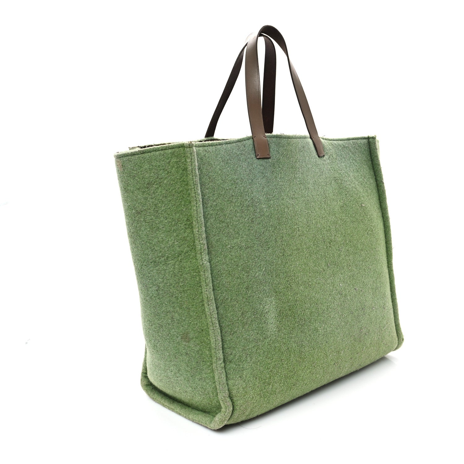 Fendi Felt Shopping Tote Green 3 of 12