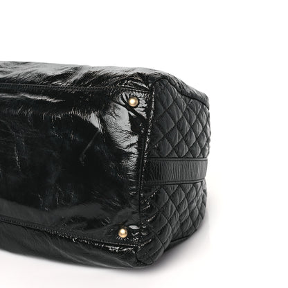 Chanel Vinyl XXL Rock and Chain Bowler Black 9 of 10
