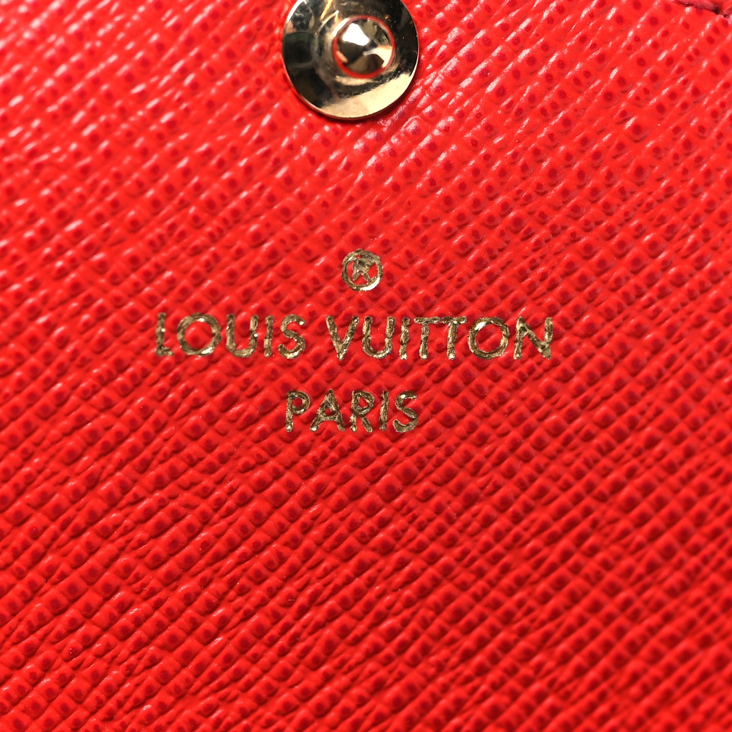 Monogram Sarah Wallet NM Coquelicot