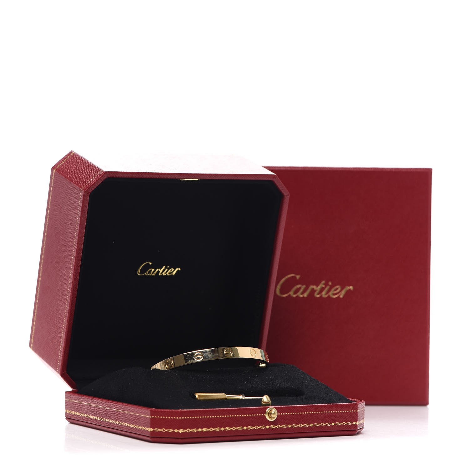 Cartier 18K Yellow Gold LOVE Bracelet 18 8 of 8