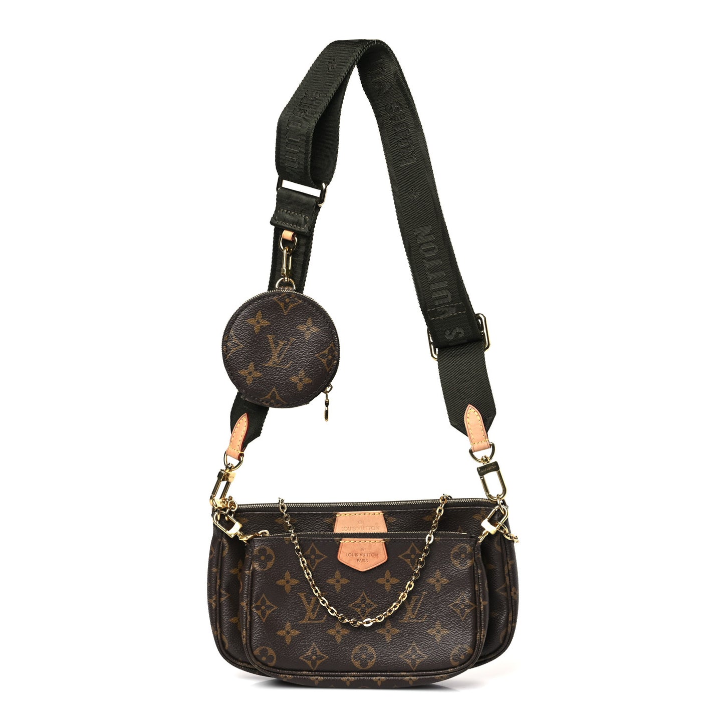 Monogram Multi Pochette Accessories Kaki