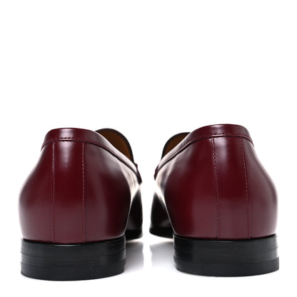 Gucci Betis Glamour Calfskin Mens Jordaan Loafers 10.5 Rosso Ancora 6 of 11