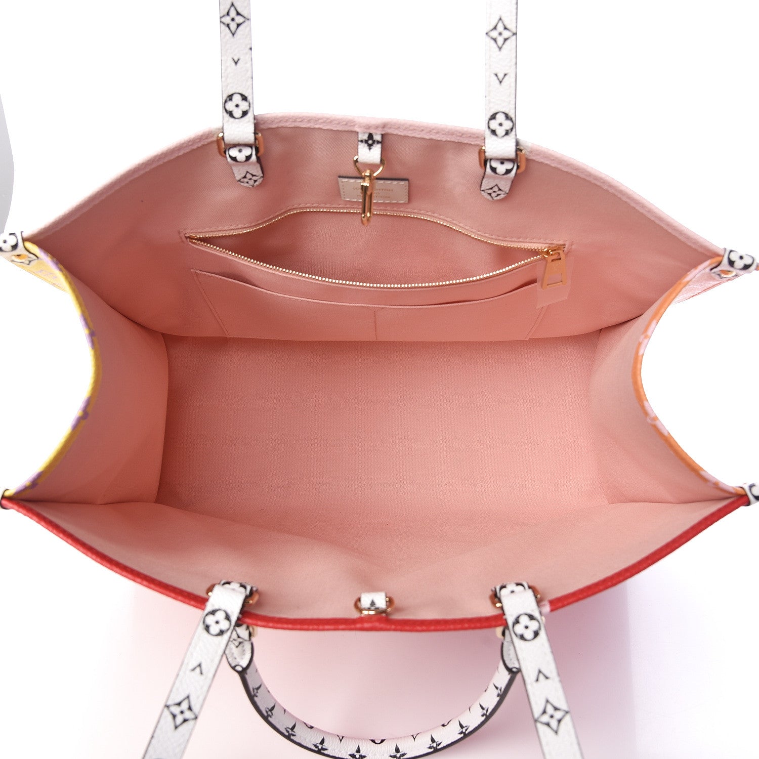 Louis Vuitton Monogram Giant Onthego GM Rouge Rose 5 of 9
