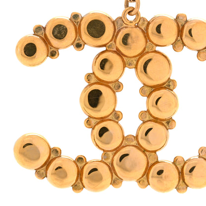 Chanel Crystal Pearl CC Chain Necklace Gold Black 6 of 6
