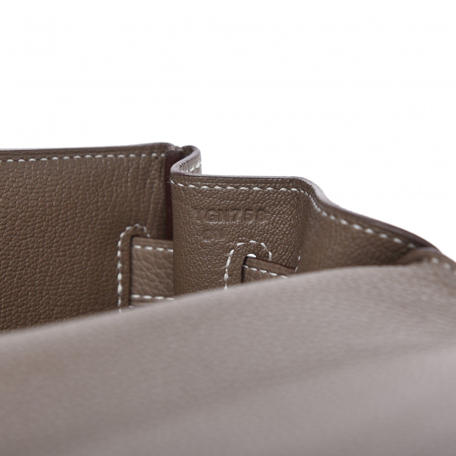 Hermes Togo Kelly Retourne 32 Etoupe 9 of 11
