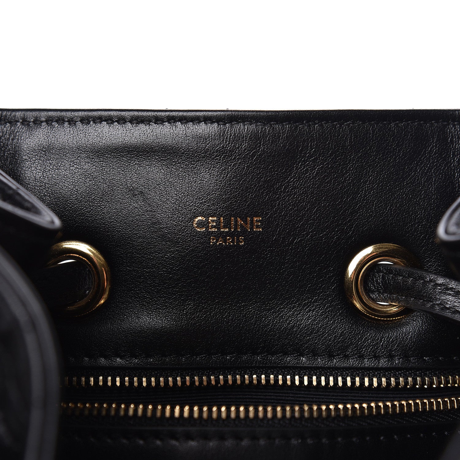 Celine Calfskin Quilted Small C Backpack Black 8 of 10