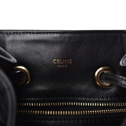 Celine Calfskin Quilted Small C Backpack Black 8 of 10