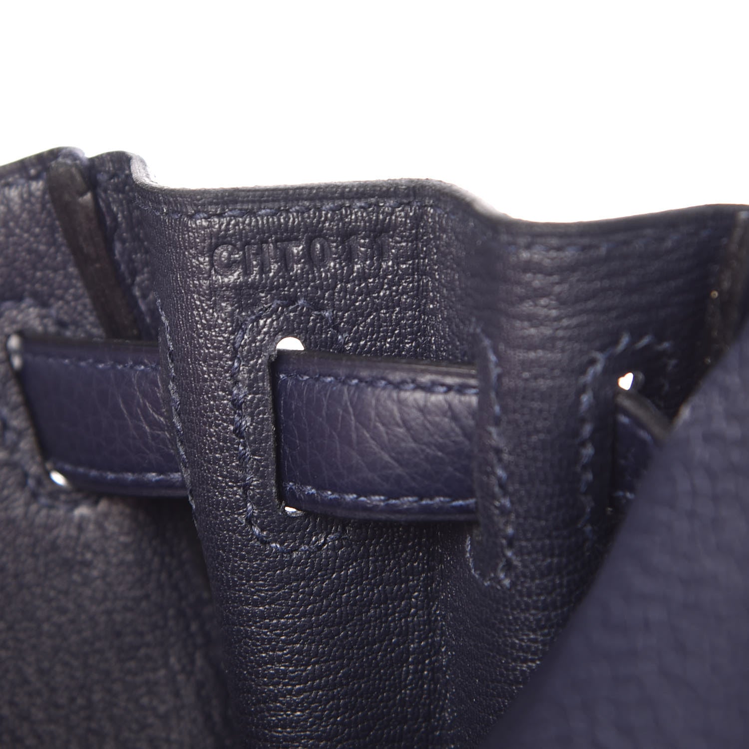 Hermes Taurillon Clemence Kelly Ado Backpack Bleu Nuit 7 of 12