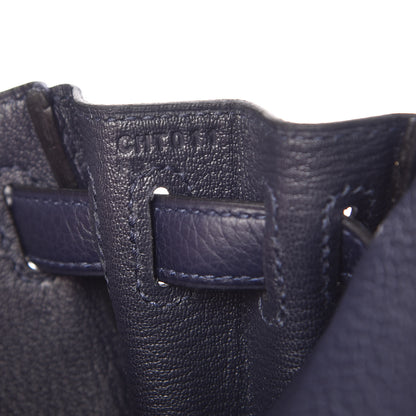 Hermes Taurillon Clemence Kelly Ado Backpack Bleu Nuit 7 of 12