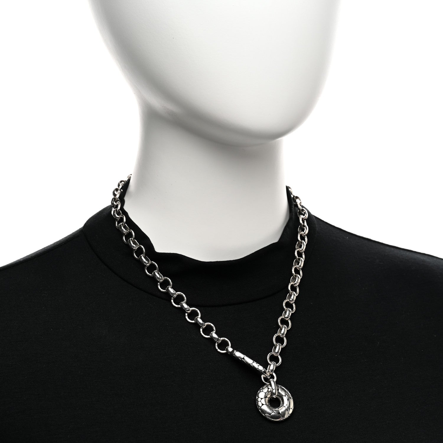 John Hardy Sterling Silver Kali Donut Necklace 2 of 4
