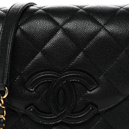 Chanel Caviar Quilted Small Messenger Flap Black 8 of 12