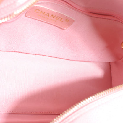 Chanel Caviar Quilted Small Bowler Pink 5 of 8