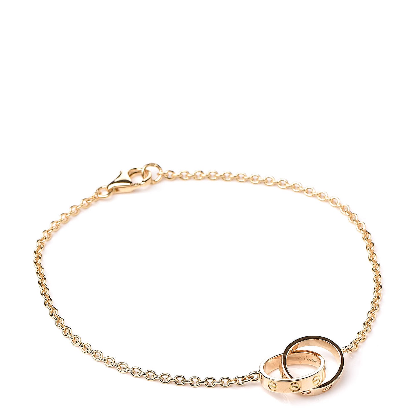 18K Yellow Gold Interlocking LOVE Bracelet