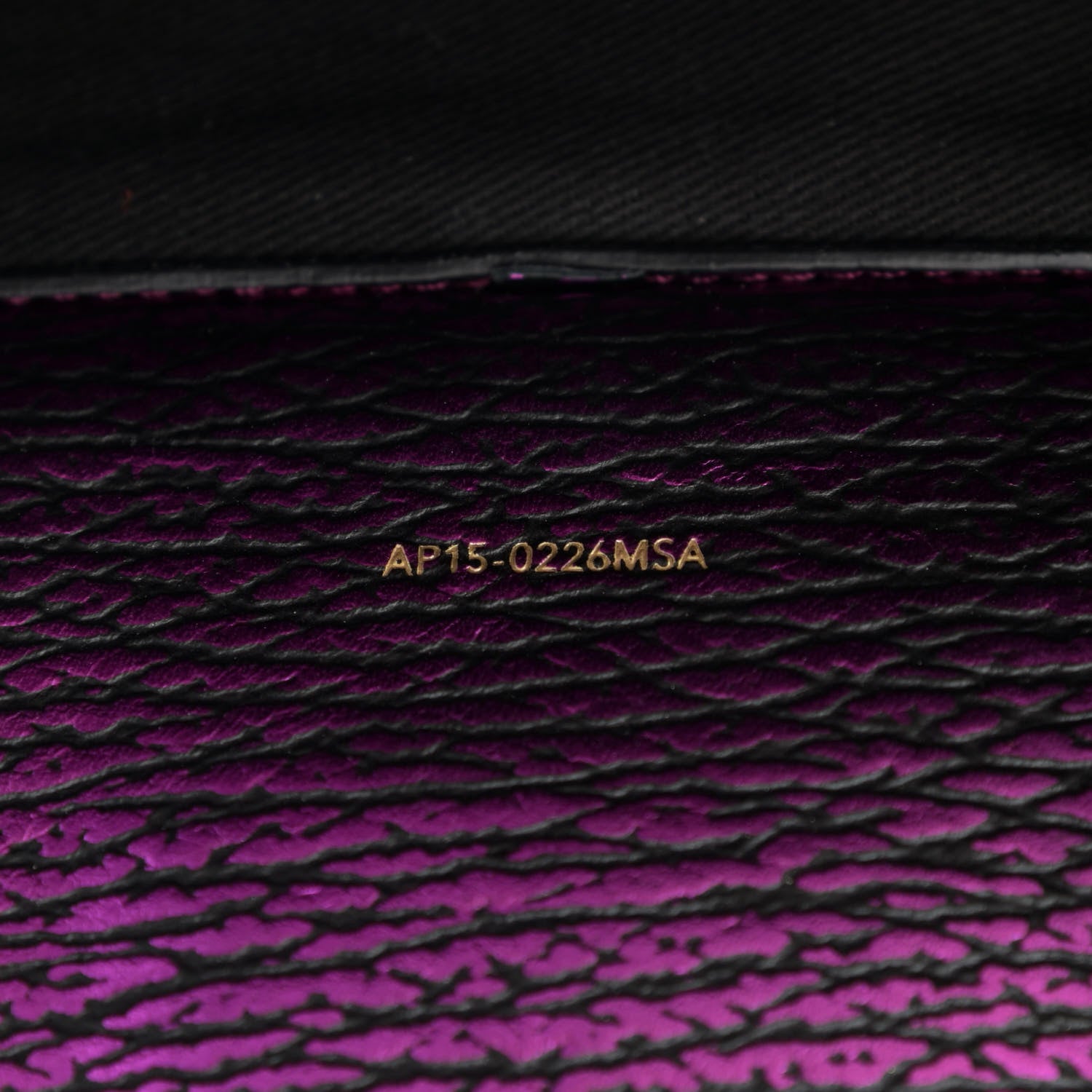 3.1 Phillip Lim Metallic Textured Calfskin Mini Pashli Satchel Purple 7 of 12