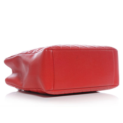 Chanel Caviar Grand Shopping Tote GST Red 4 of 8