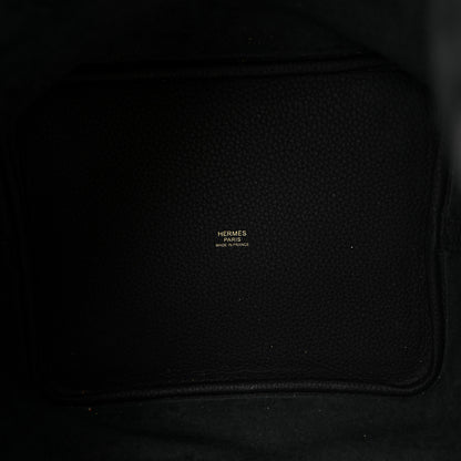 Hermes Taurillon Clemence Picotin Lock 22 MM Black 5 of 10