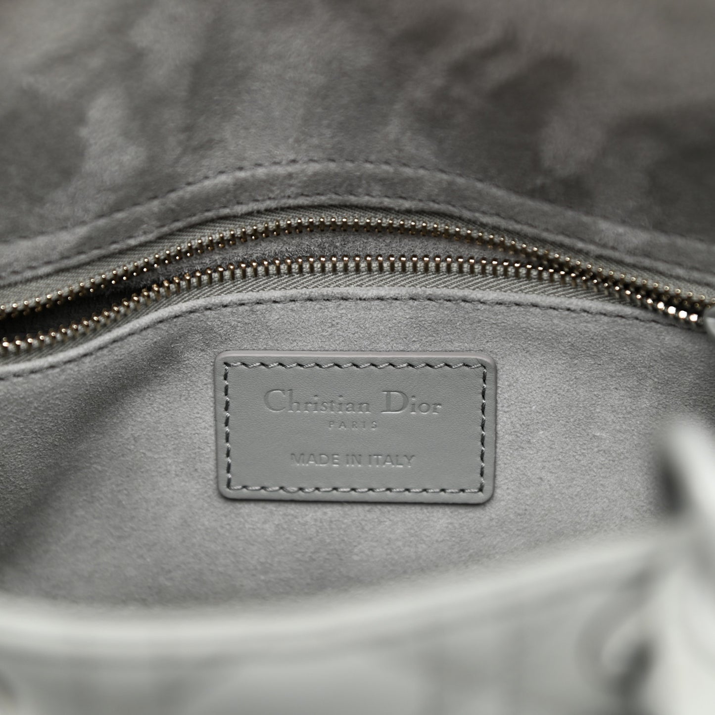 Ultra Matte Calfskin Cannage Small My ABCDior Lady Dior Gray