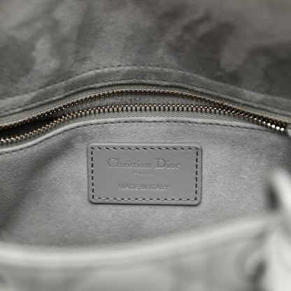 Christian Dior Ultra Matte Calfskin Cannage Small My ABCDior Lady Dior Gray 5 of 11