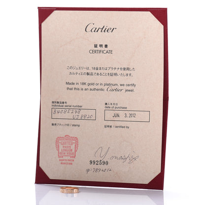 Cartier 18K Pink Gold 3.5mm LOVE Wedding Band Ring 48 4.5 5 of 5