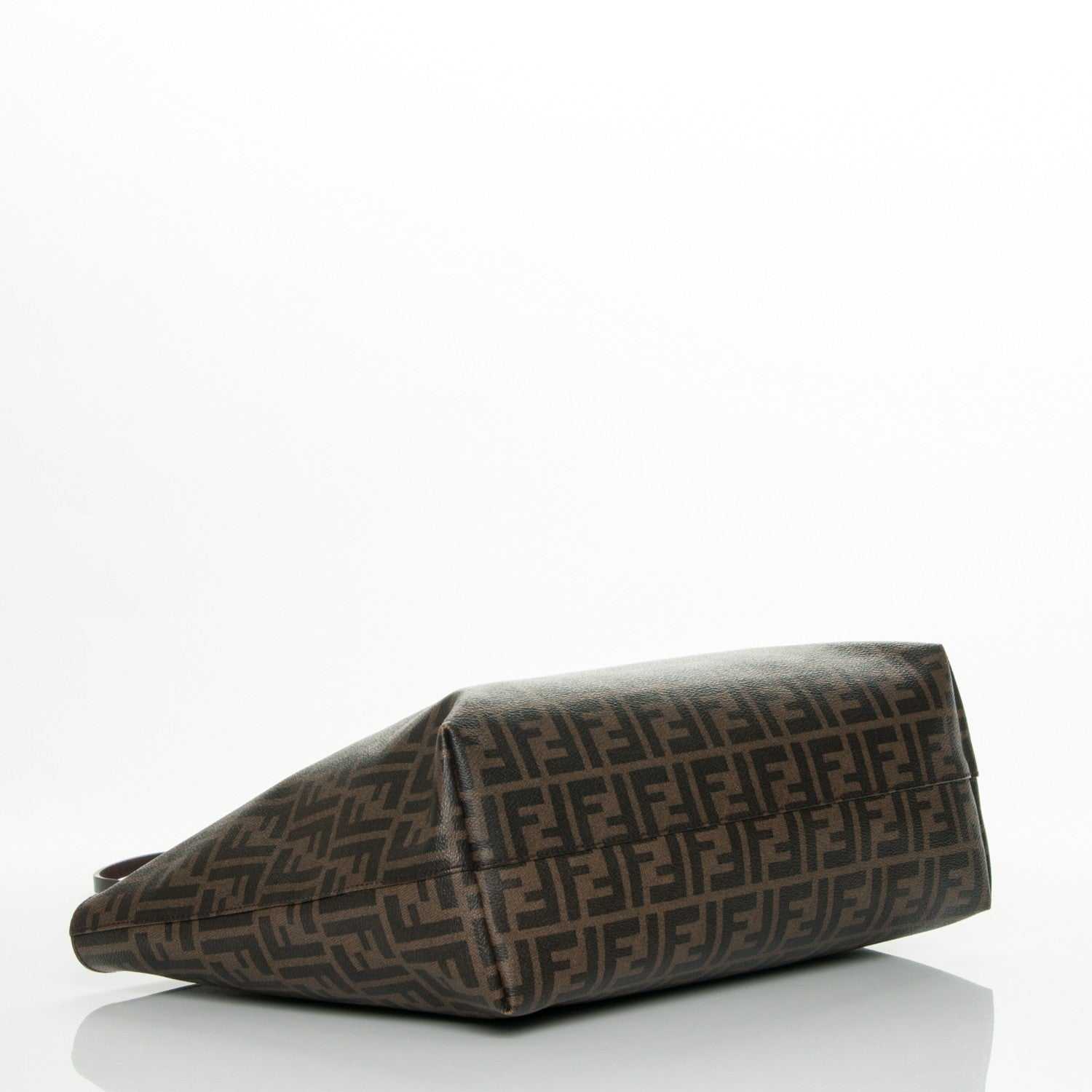 Fendi Zucca Spalmati Medium Roll Tote Tobacco Moro 4 of 8