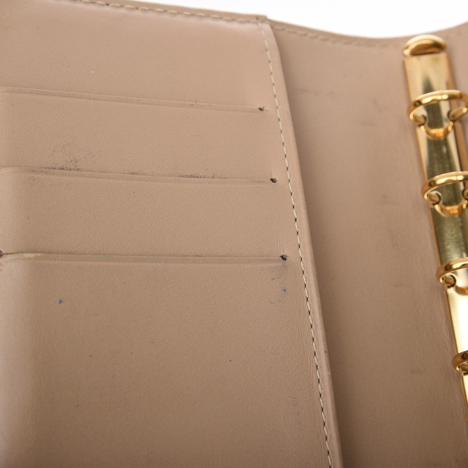 Louis Vuitton Vernis Small Ring Agenda Cover Marshmallow 9 of 11