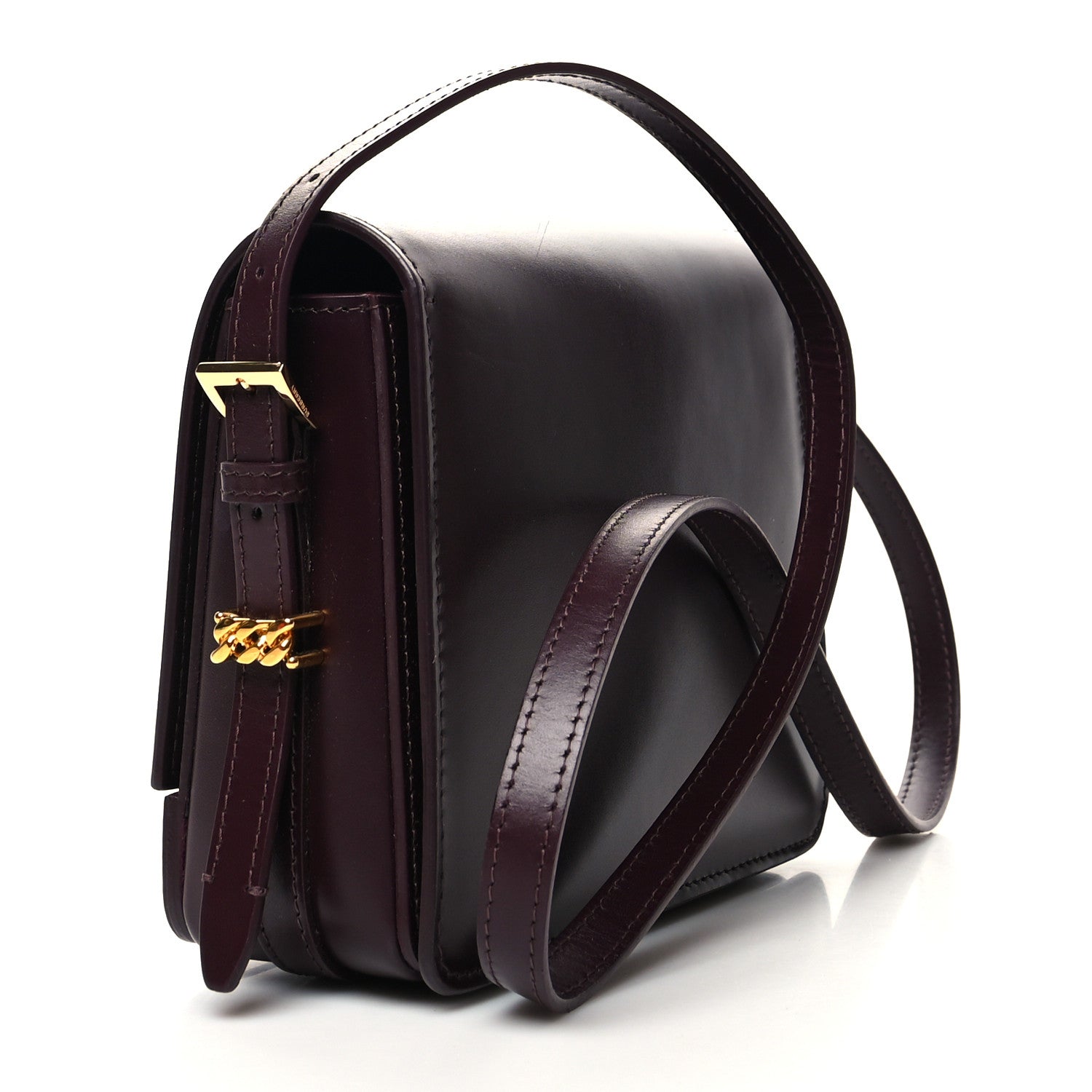 Burberry Smooth Calfskin Small Grace Bag Oxblood 3 of 10