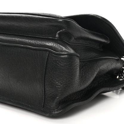 Saint Laurent Grained Lambskin Monogram Medium Niki Chain Satchel Black 10 of 10