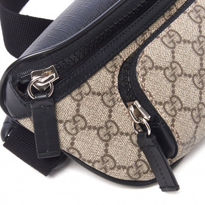 Gucci GG Supreme Monogram Belt Bag Black 4 of 9