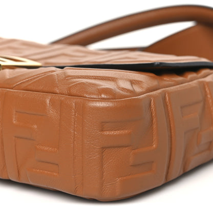 Fendi Nappa FF 1974 Embossed Baguette Coloniale 10 of 12