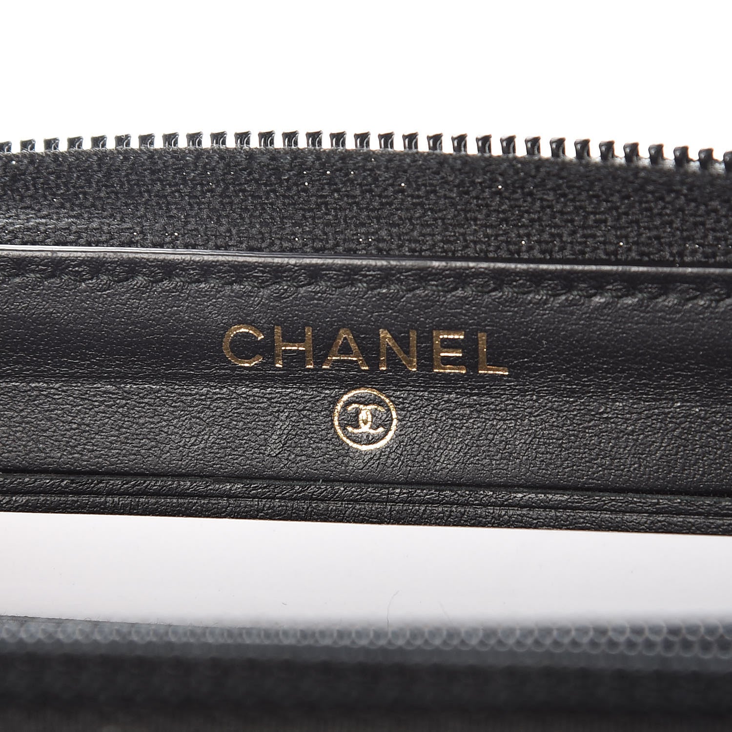 Chanel Caviar Quilted Small Boy Zip Around Wallet Black 6 of 11