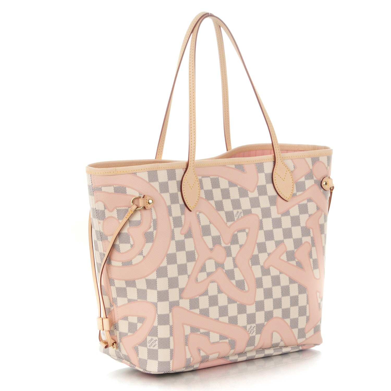 Louis Vuitton Damier Azur Tahitienne Neverfull MM 3 of 8