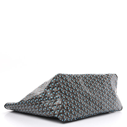 Goyard Goyardine Saint Louis Claire Voie GM Black Blue 3 of 8