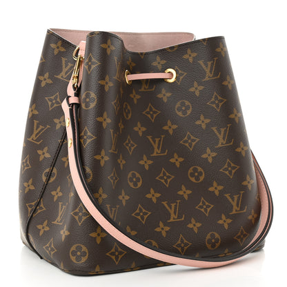 Louis Vuitton Monogram Neonoe MM Rose Poudre 3 of 9