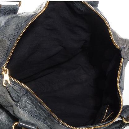 Balenciaga Chevre Giant 21 Gold Hardware Work Bleu Glacier 6 of 11