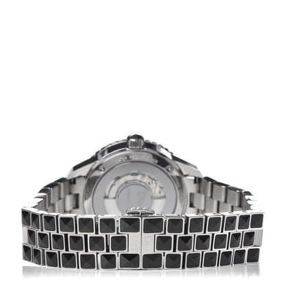 Christian Dior Stainless Steel Diamond Sapphire 33mm Christal Automatic Watch Black 4 of 6