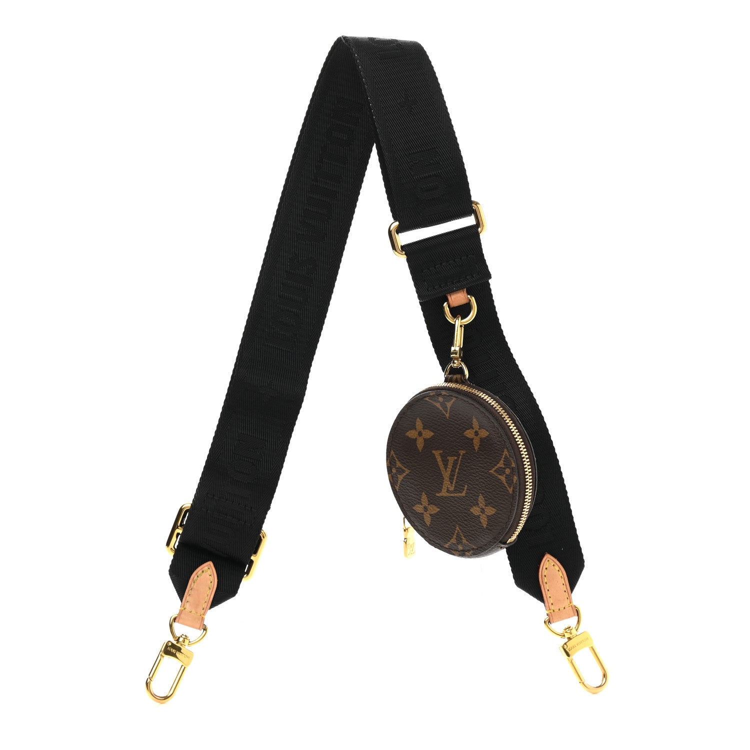 Louis Vuitton Monogram Multi Pochette Accessories Bandouliere Shoulder Strap Black 1 of 5