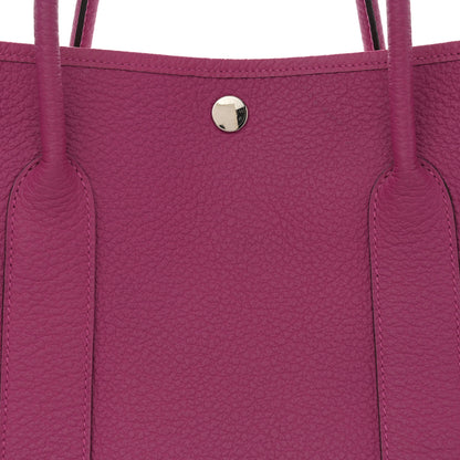 Hermes Vache Country Garden Party MM 36 Rose Pourpre 9 of 11