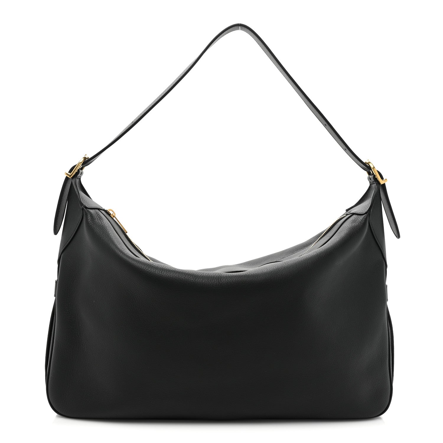 Celine Supple Calfskin Large Romy Shoulder Bag Black 1 of 8