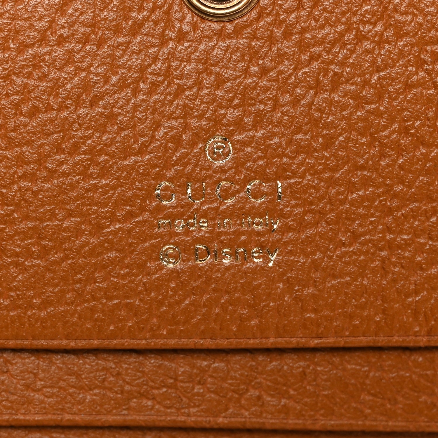 Gucci X DISNEY Mini Vintage GG Supreme Monogram Mickey Mouse Card Holder Wallet Beige Vintage Sun Oil 6 of 11