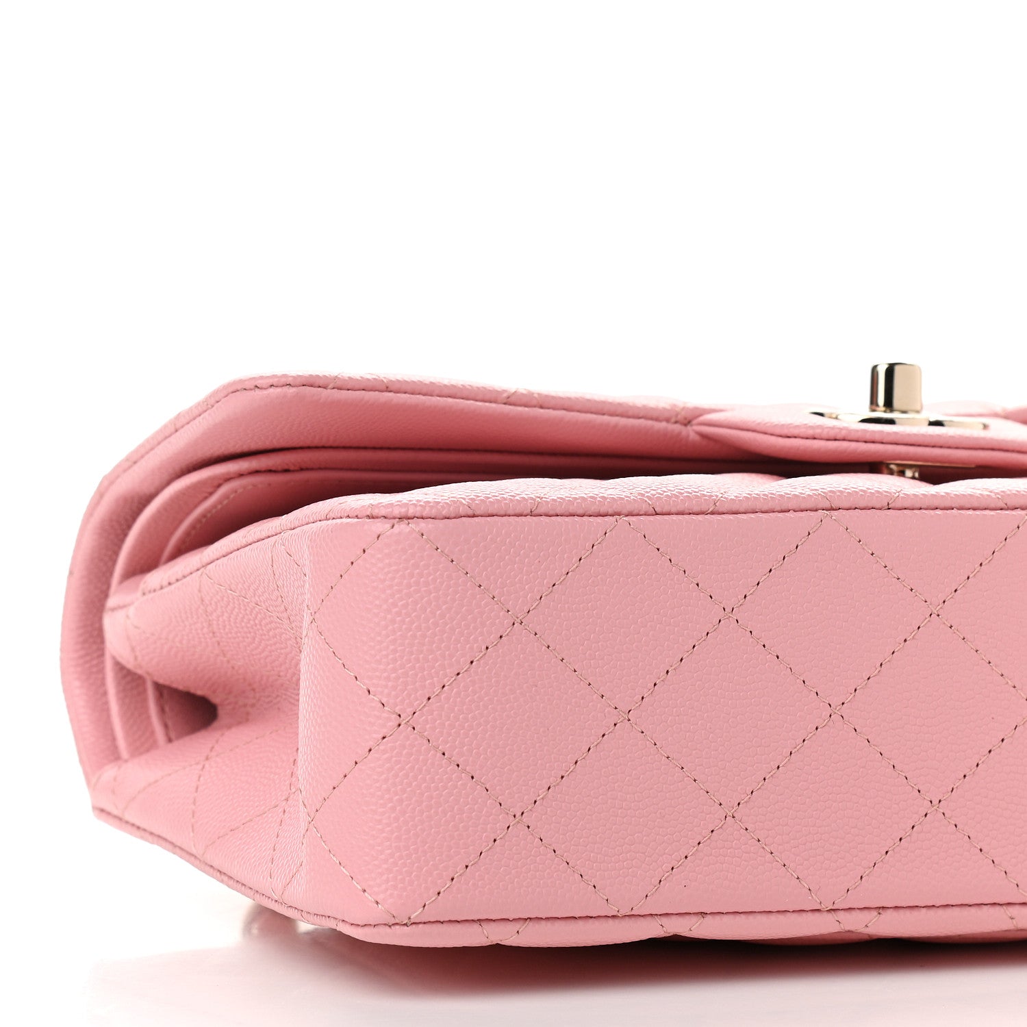 Chanel Caviar Quilted Small Double Flap Pink 10 of 11