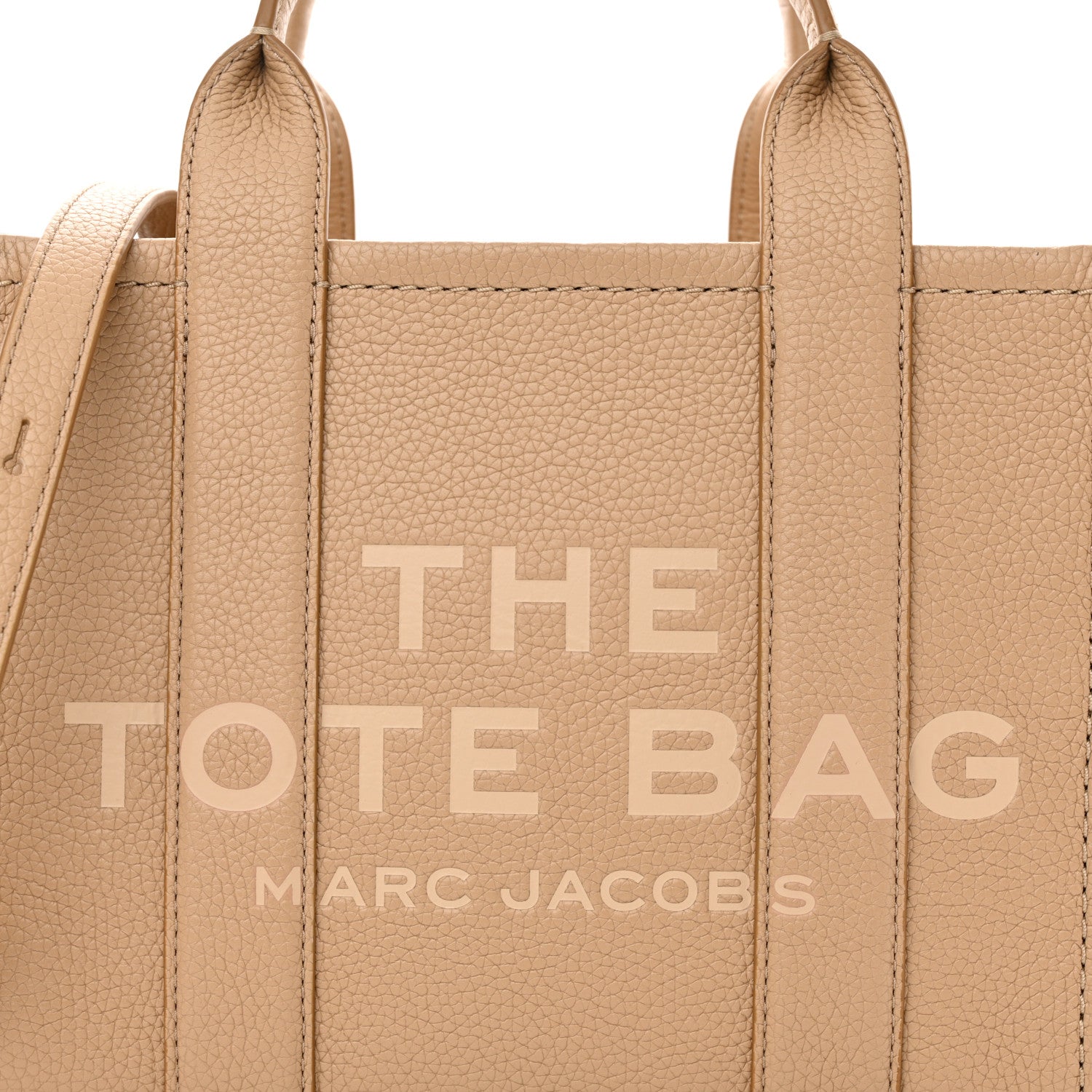 Marc Jacobs Grained Calfskin Small The Tote Bag Camel 9 of 16