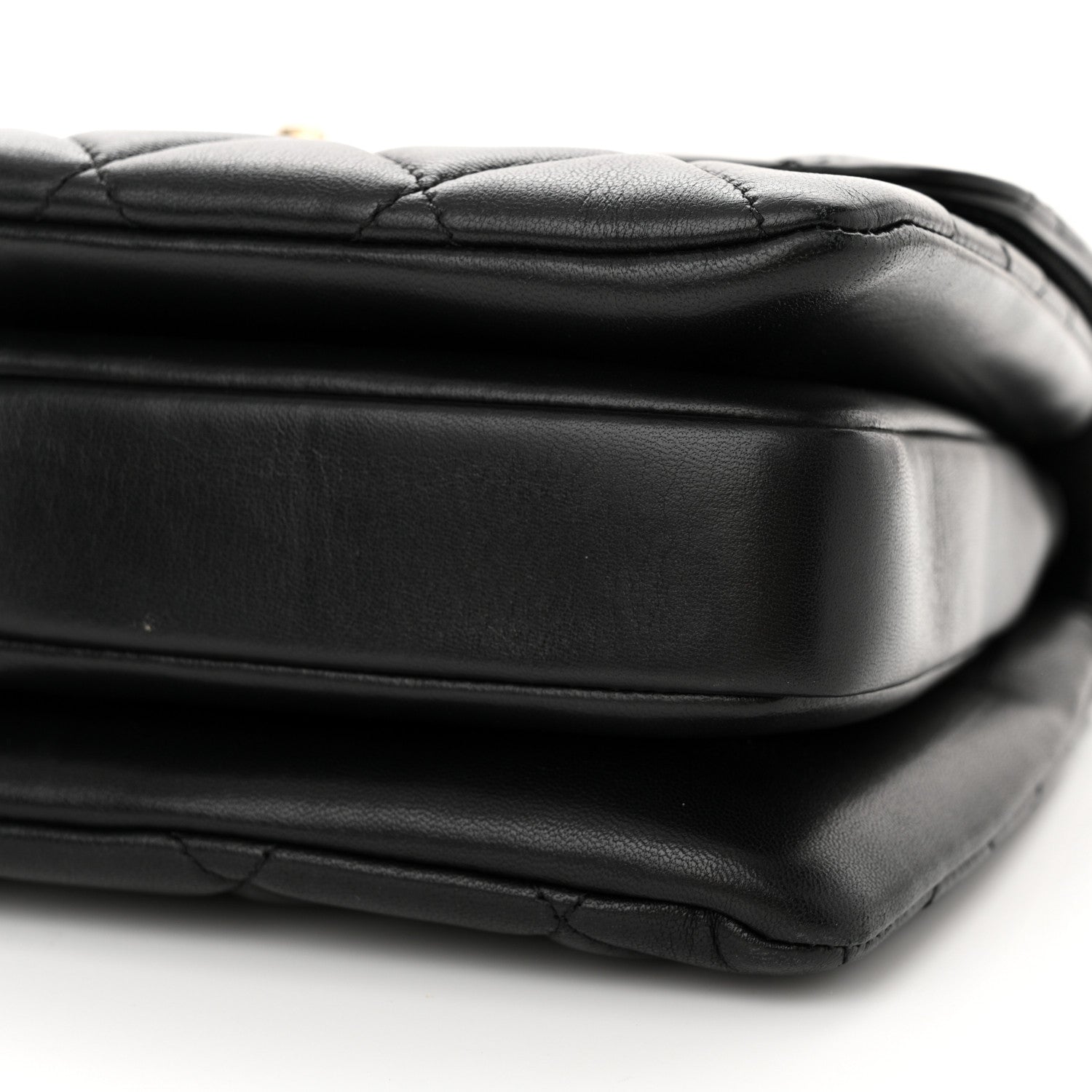 Chanel Lambskin Quilted Small Trendy CC Dual Handle Flap Bag Black 10 of 11