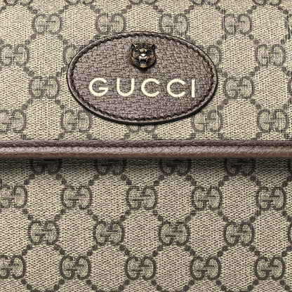 Gucci GG Supreme Monogram Neo Vintage Web Belt Bag Brown 8 of 10