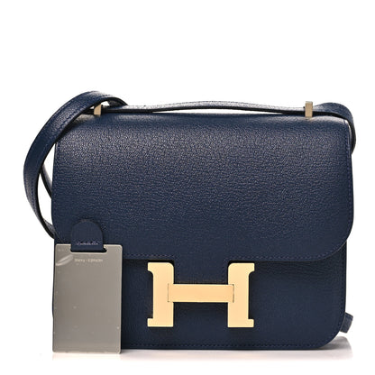 Hermes Chevre Mysore Constance 18 Bleu Navy 2 of 10