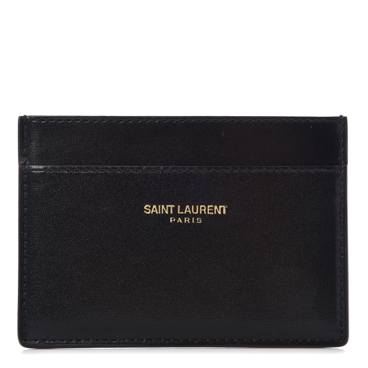Calfskin Card Case Black