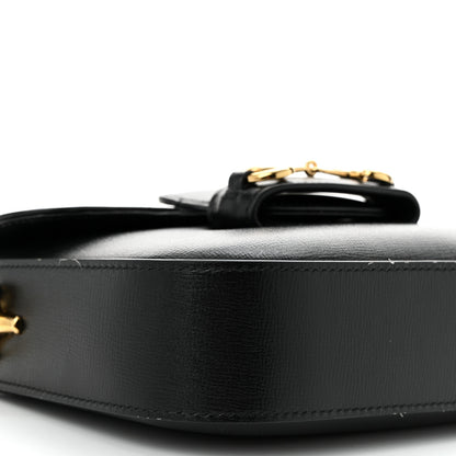 Gucci Azalea Calfskin Web Mini Horsebit 1955 Shoulder Bag Black 8 of 10