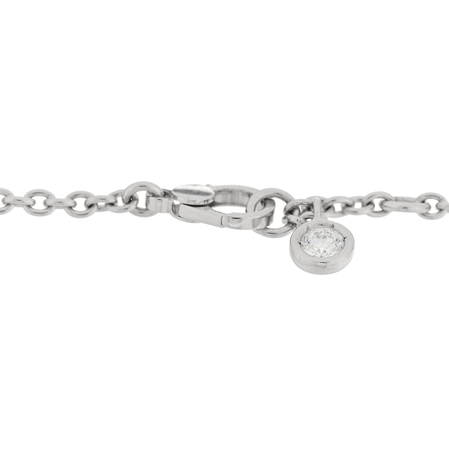Hermes 18K White Gold Diamond Finesse Bracelet SH 3 of 4