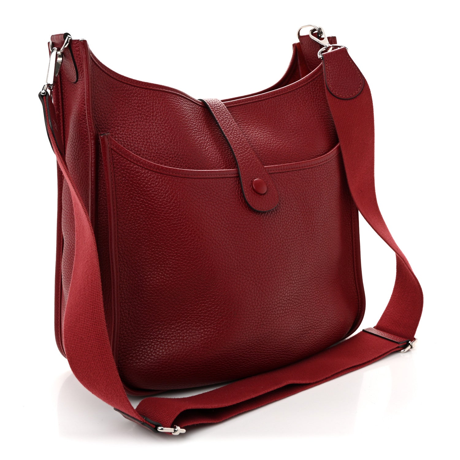 Hermes Taurillon Clemence EVELYNE III PM Rubis 3 of 11