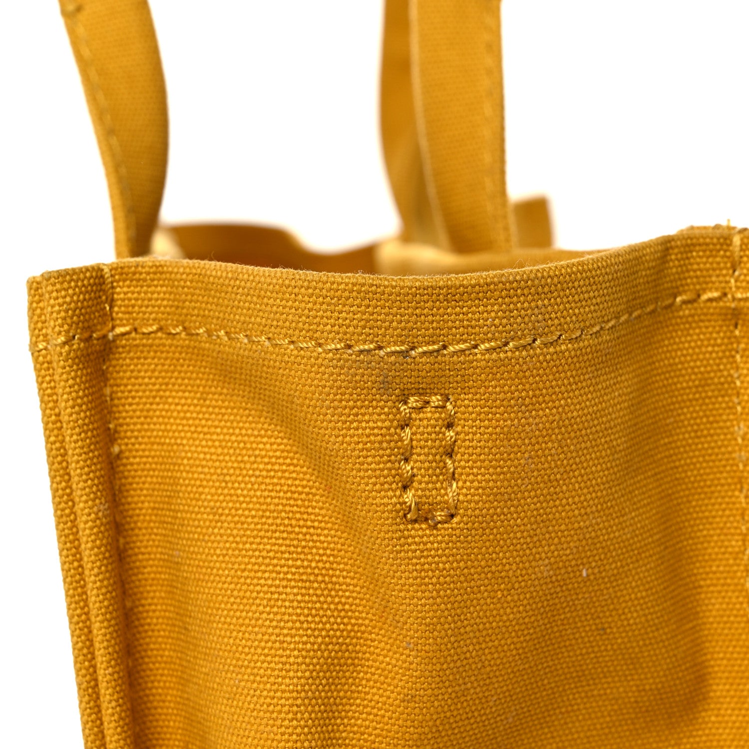 Marc Jacobs Cotton Canvas The Traveler Tote Bag Slate Yellow 12 of 12
